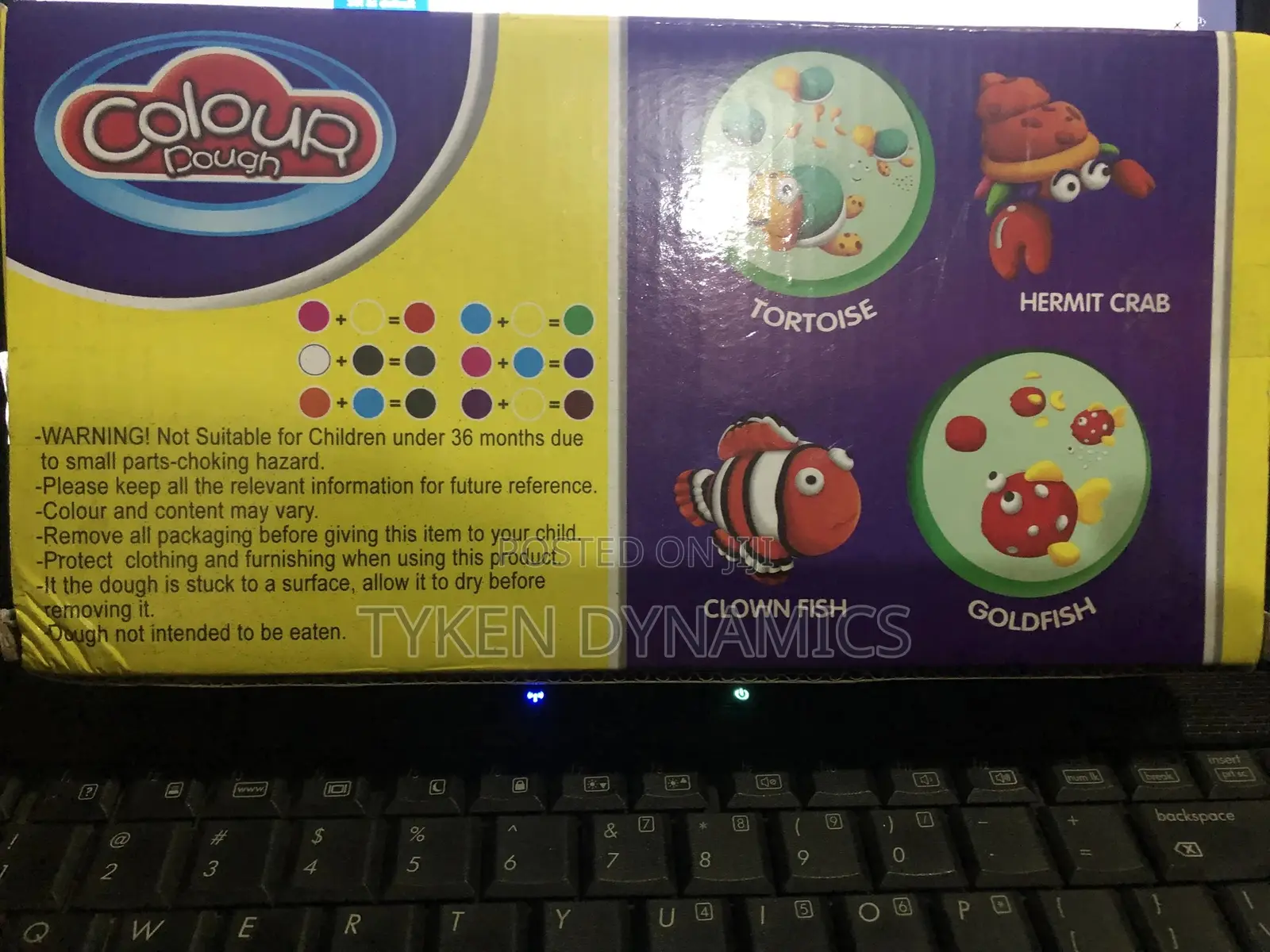 8 Cans Colour Dough Educational Material - Ages3+