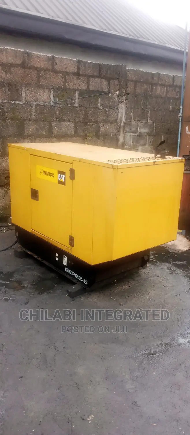Fairly Used 20kva Mantrac Cat Gep22-6 Soundproof Generator