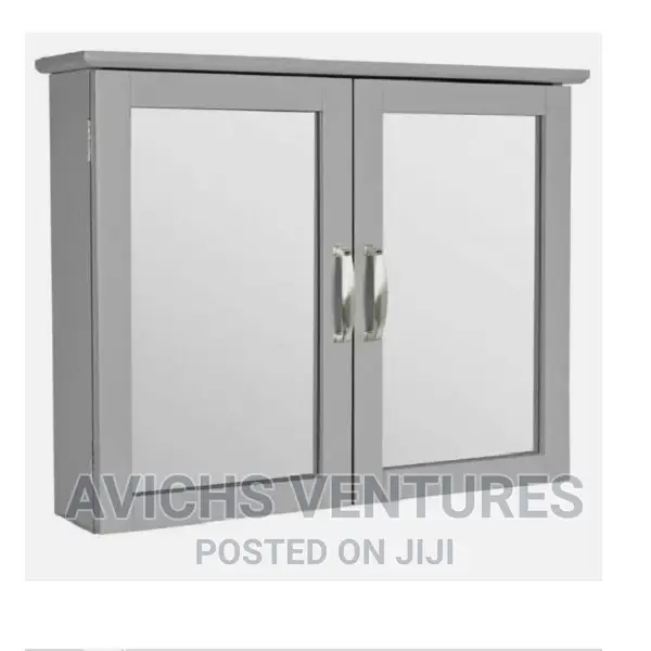 Home Tongue Groove Wall Cabinet - Grey