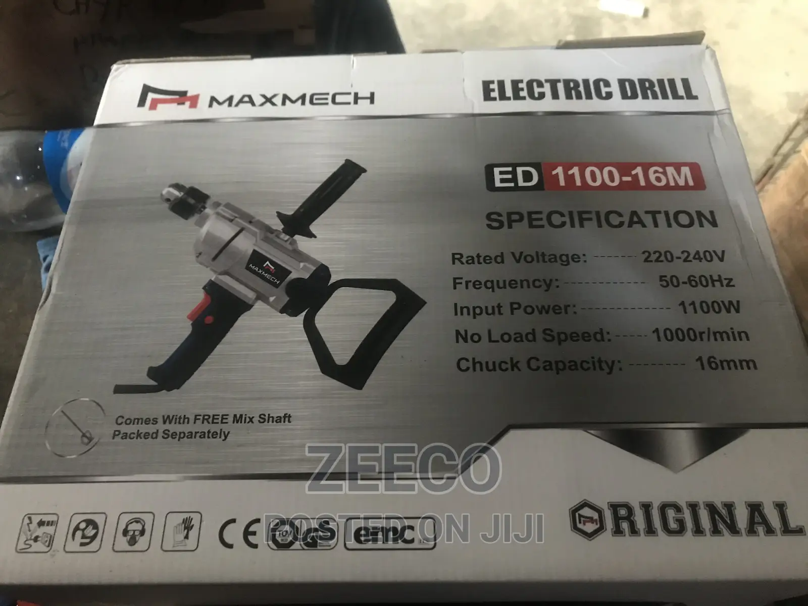 Electrical Drill Machine 1100 by 16mm