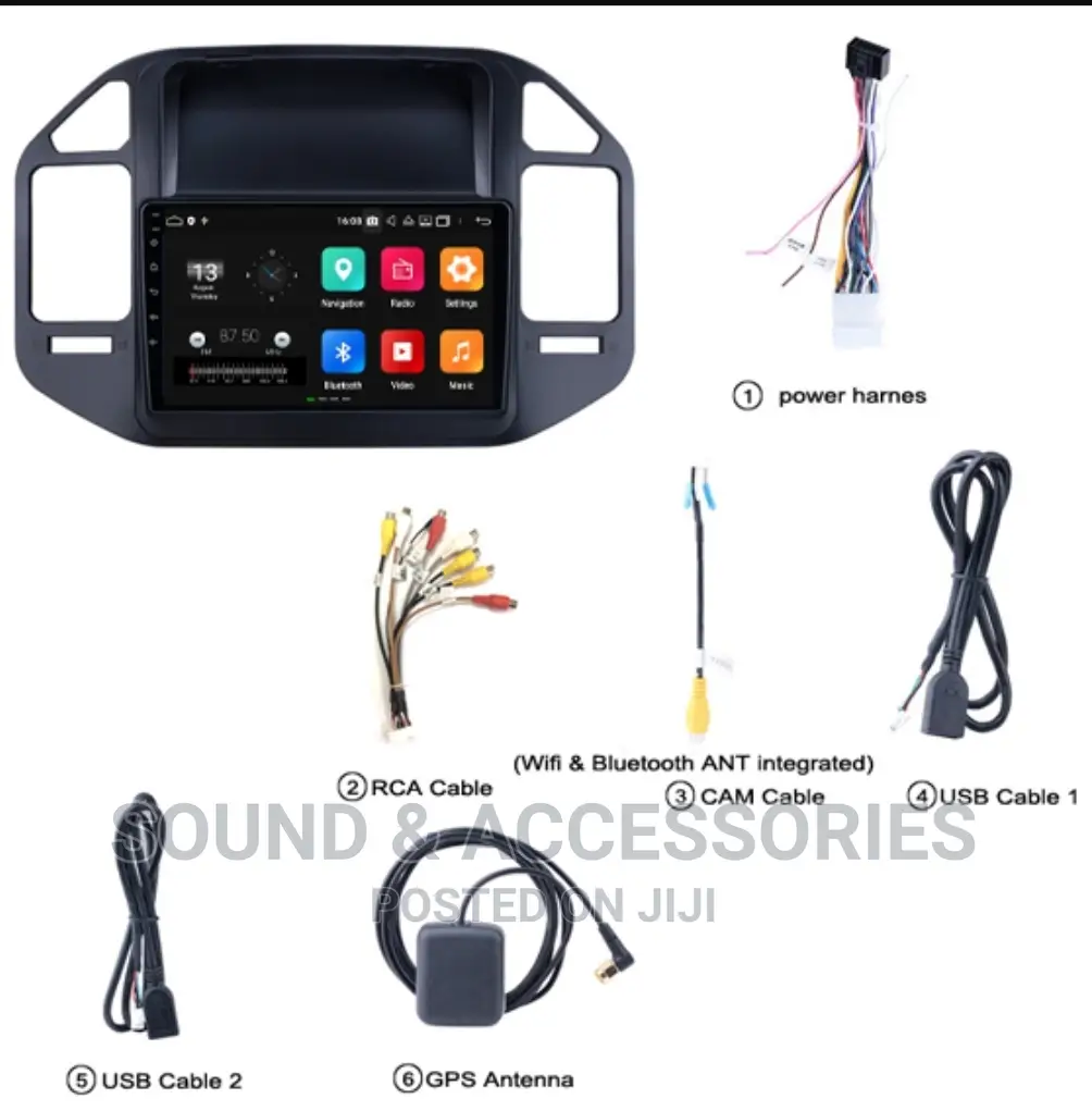 Mitsubishi Montero V73 2004-11 Android GPS Navigatin System