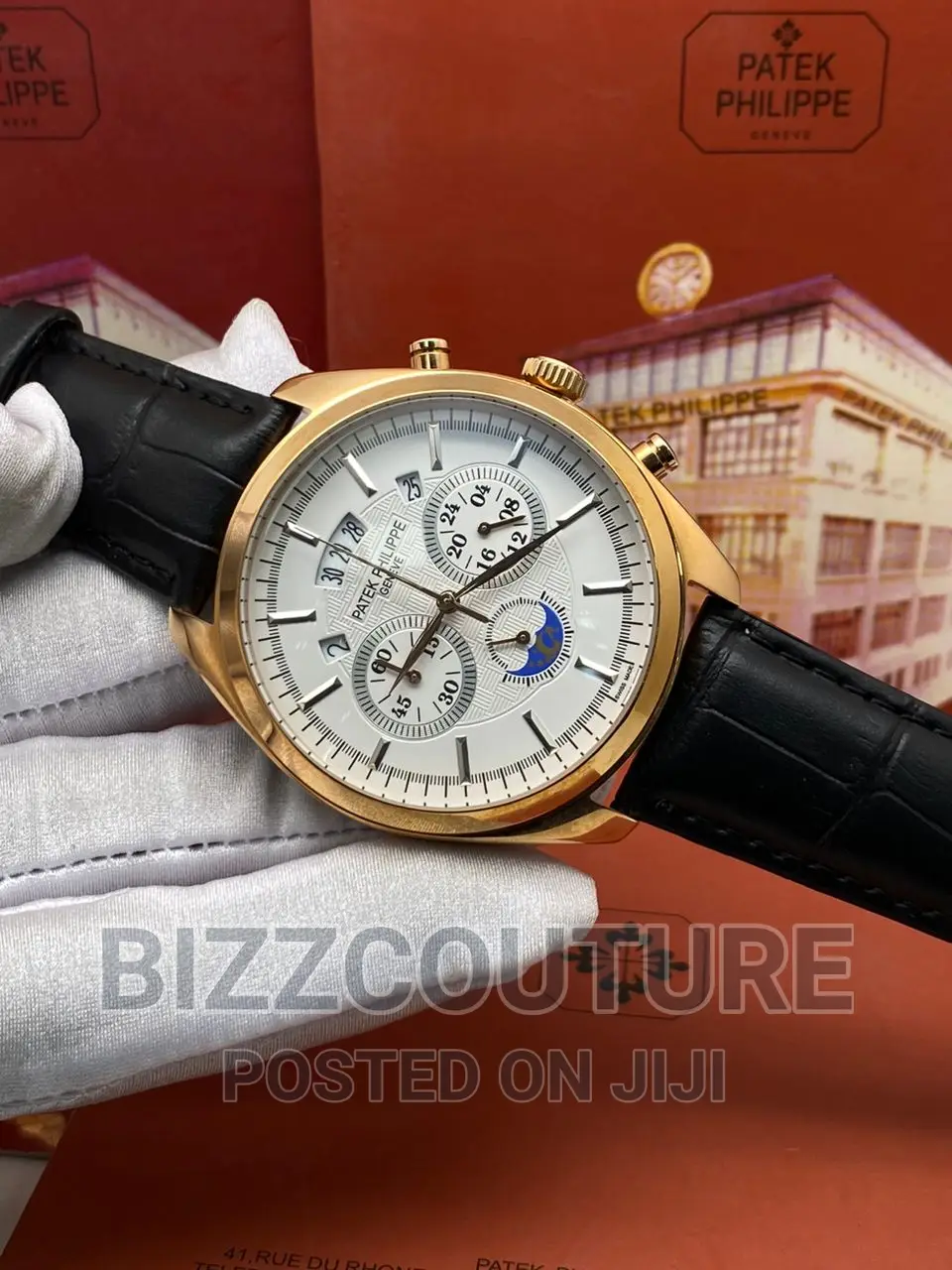 Original PATEK PHILIPPE Leather Strap Available in Store