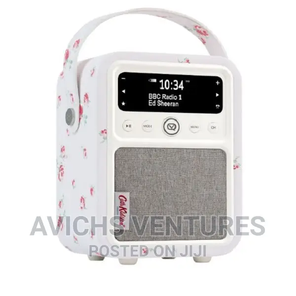 Cath Kidston Portable DAB Radio Bluetooth Speaker, FM Alarm