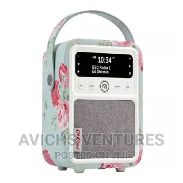 Cath Kidston Portable DAB Radio Bluetooth Speaker, FM Alarm