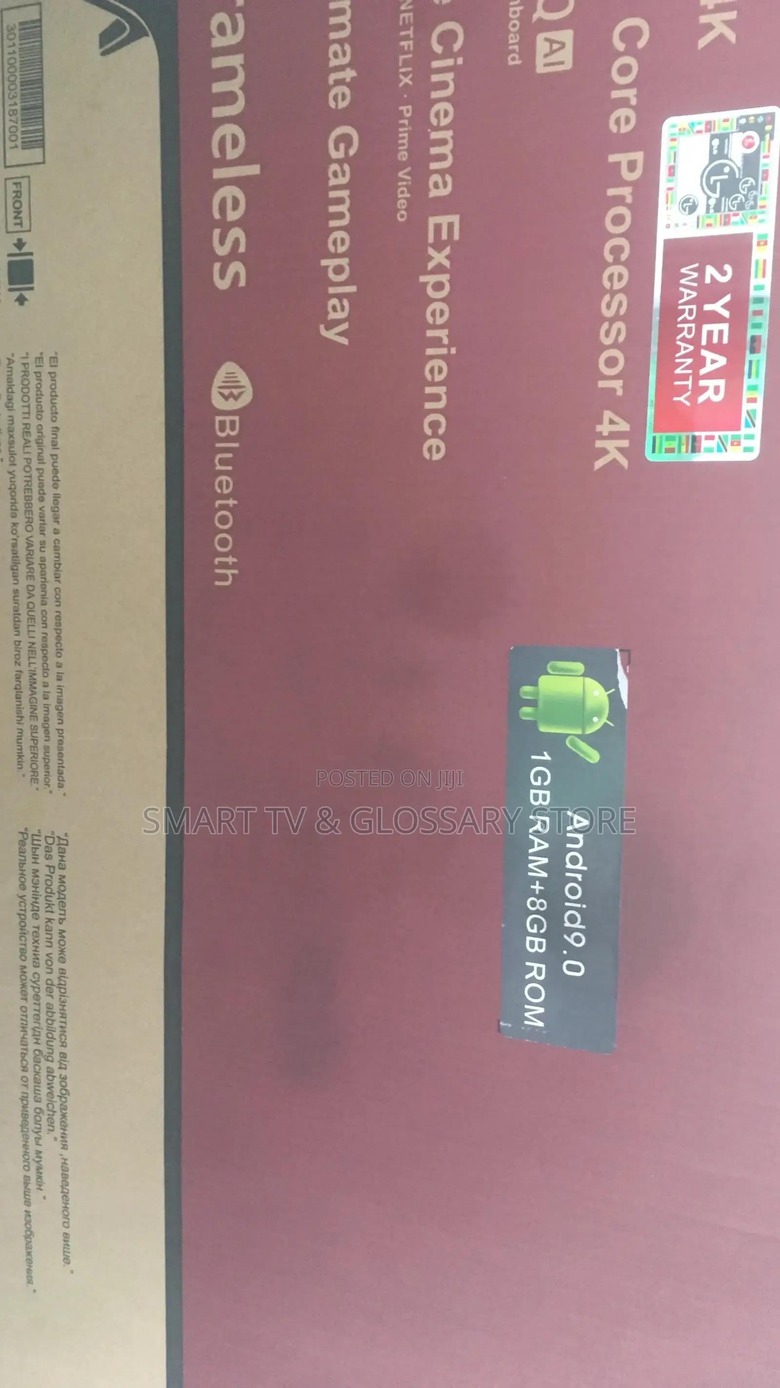 Original 43inches Tv Smart With 2years Warranty HDTV