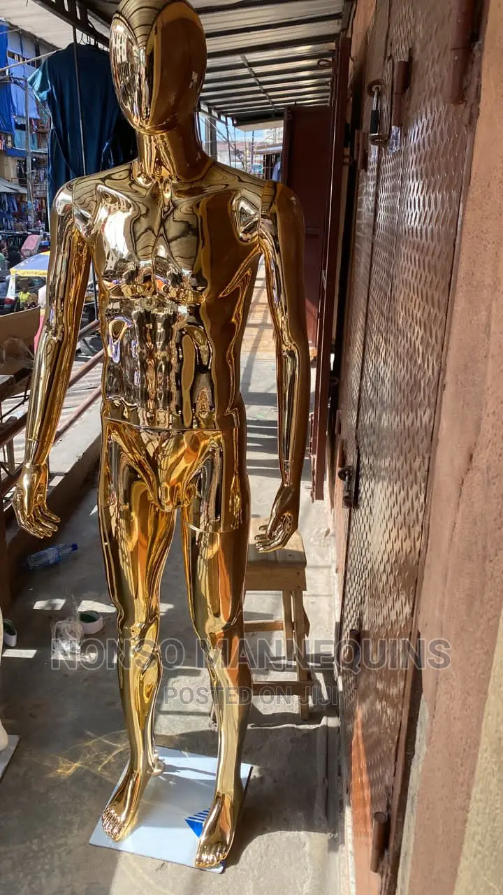 Dark Gold Chrome Male Display Dummy