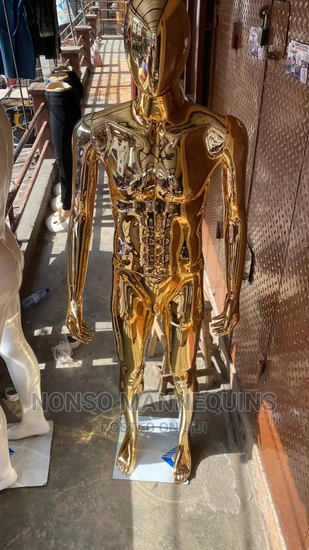 Dark Gold Chrome Male Display Dummy