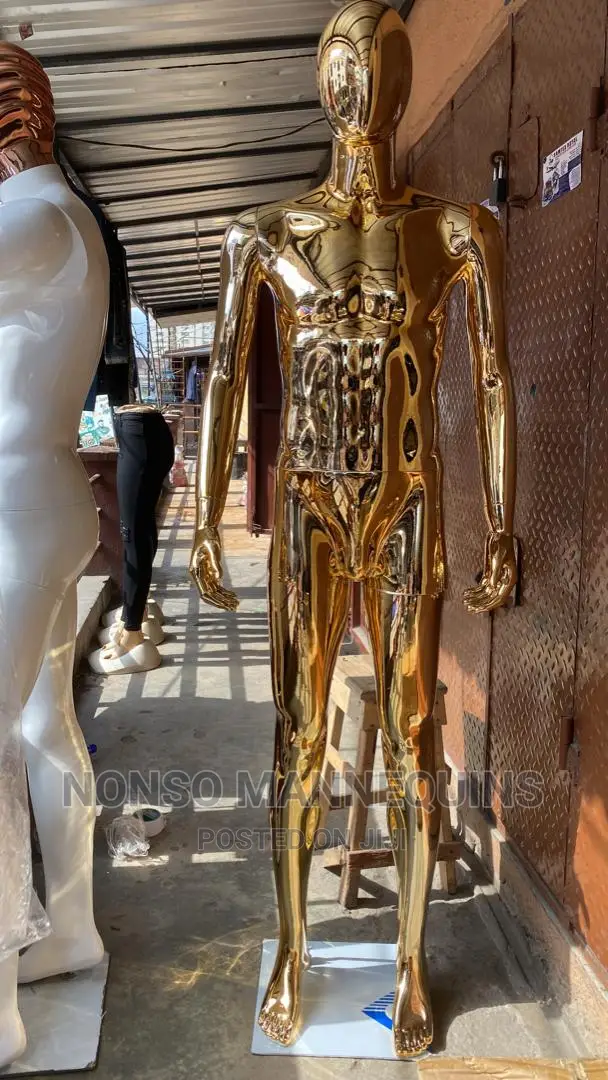 Dark Gold Chrome Male Display Dummy