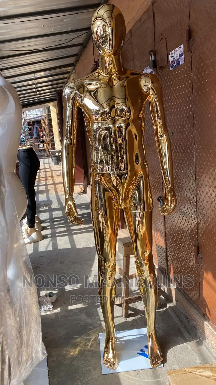 Dark Gold Chrome Male Display Dummy