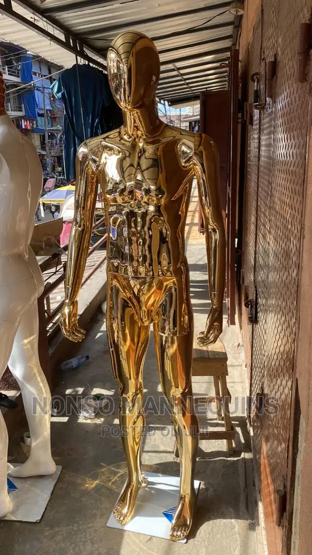 Dark Gold Chrome Male Display Dummy