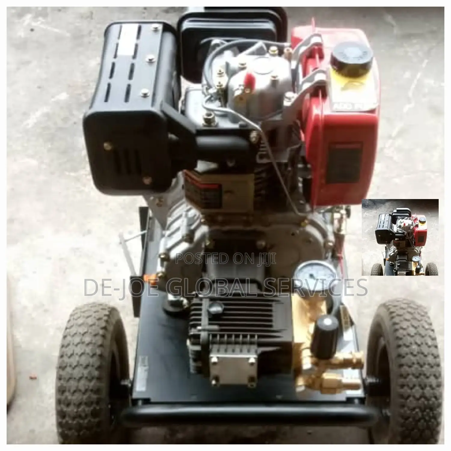 3600 Psi Diesel High Pressure Cleaner Cleanin Machine/Wheels