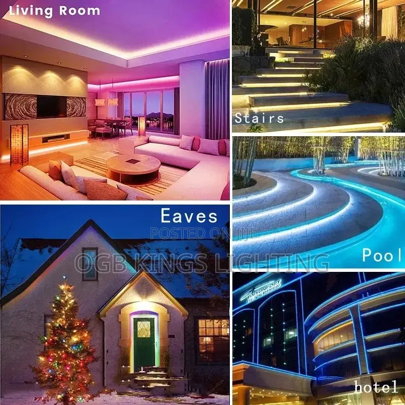 45METER Luces LED Strip 220v Outdoor Graden LED