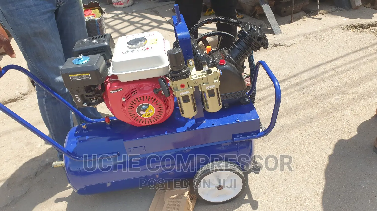 Air Compressor With Engine Gx200 50L 3hp