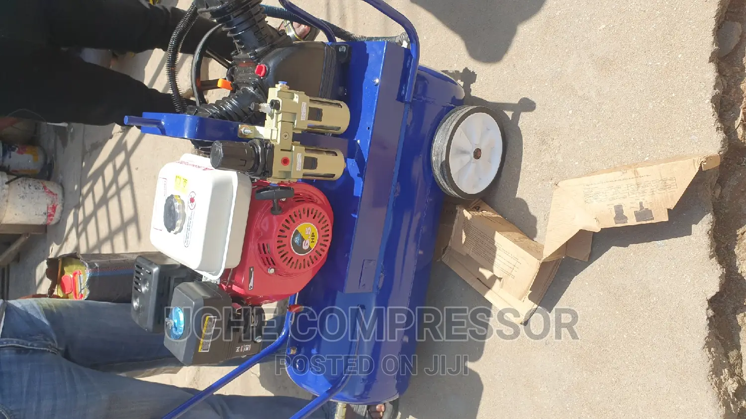 Air Compressor With Engine Gx200 50L 3hp