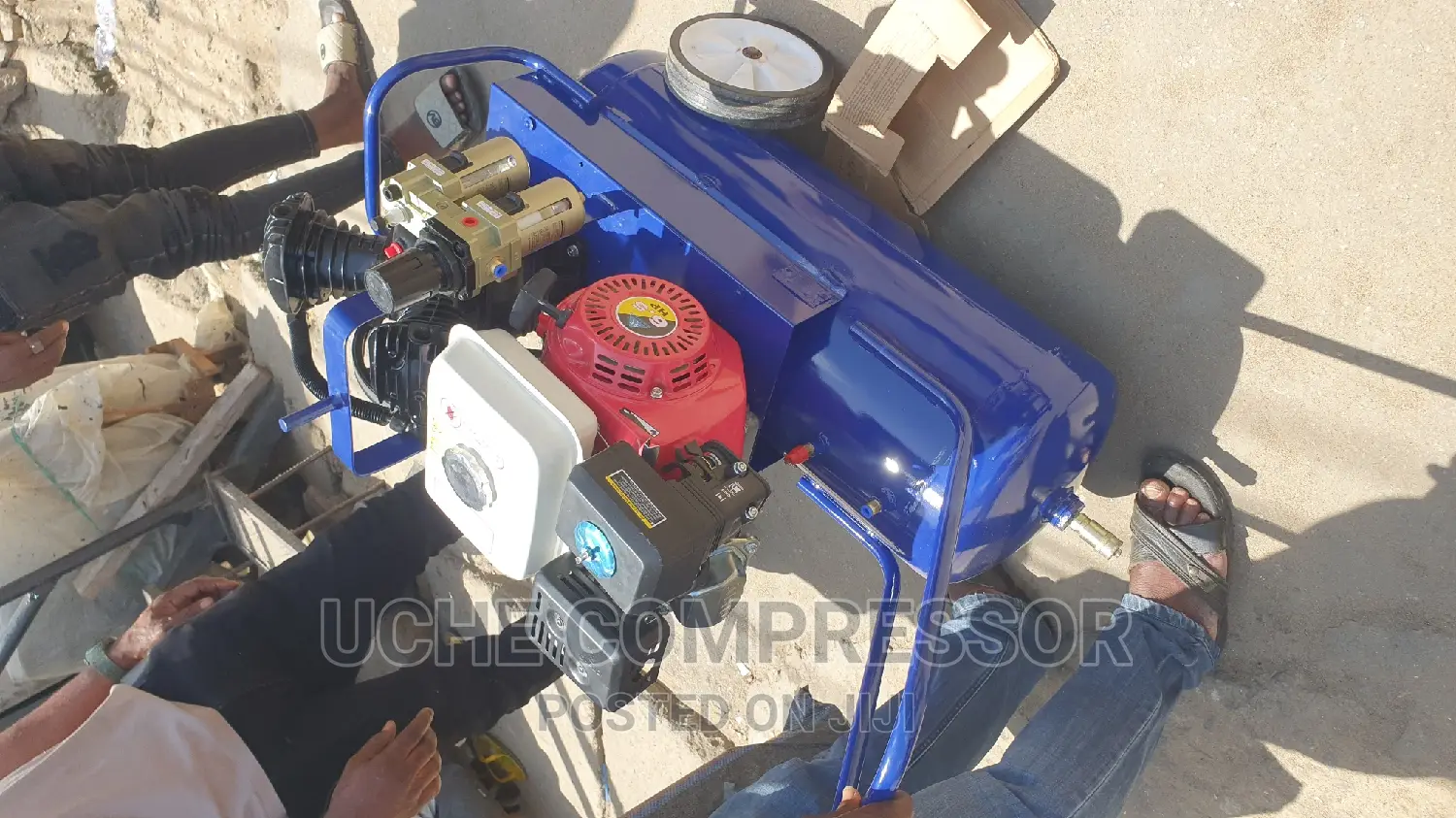 Air Compressor With Engine Gx200 50L 3hp