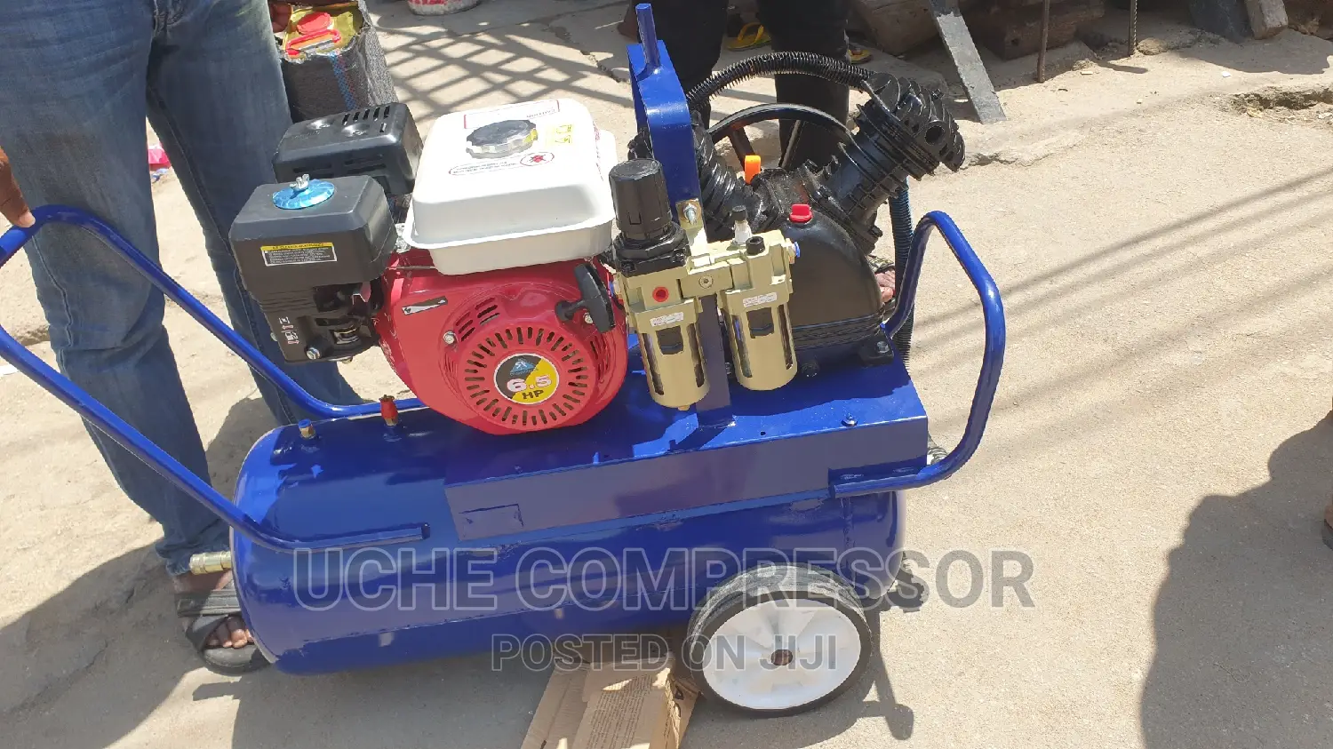 Air Compressor With Engine Gx200 50L 3hp