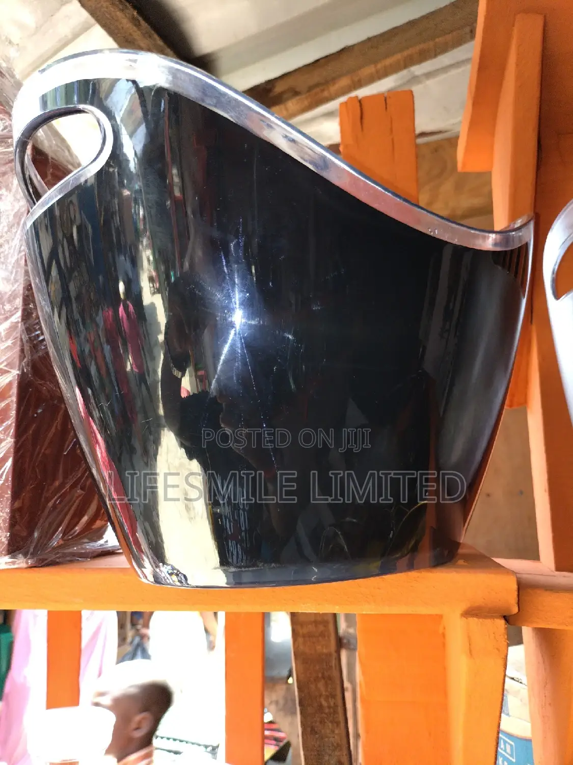 Black Acrylic Champagne Bucket