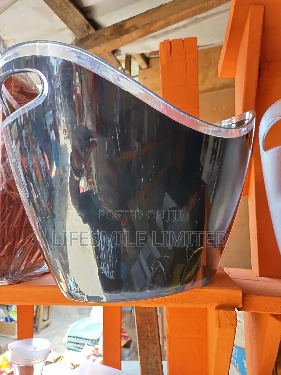Black Acrylic Champagne Bucket
