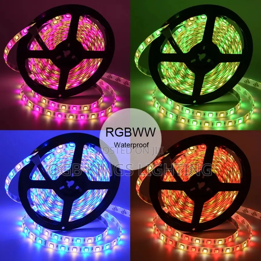 5050 RGB LED Strip Waterproof 5m 10m DC 12v 24V RGB Light