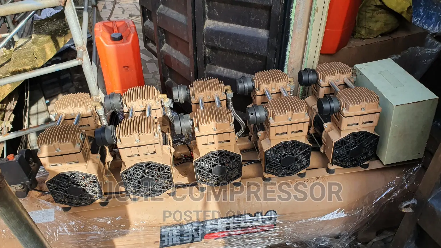 Oil Free Air Compressor 5head 230L