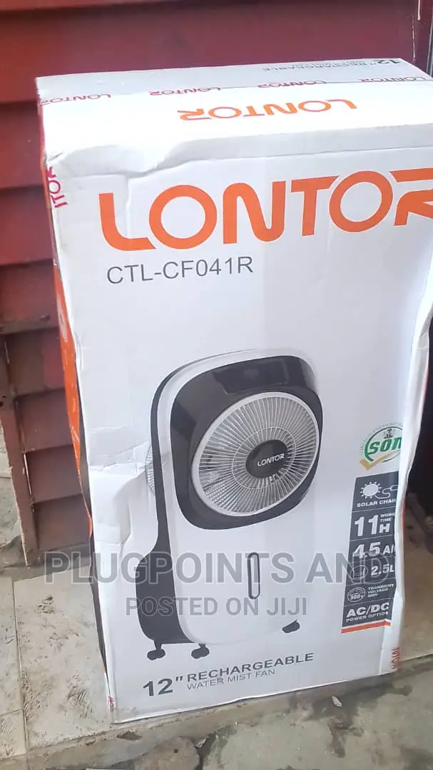 Lontor Rechargeable Water Air Cooler With 24 Speeds Clearance Sales