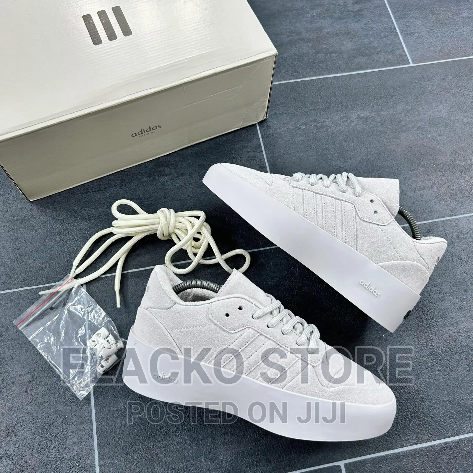 Original Fear of God X Adidas Forum Low 86 Sneakers