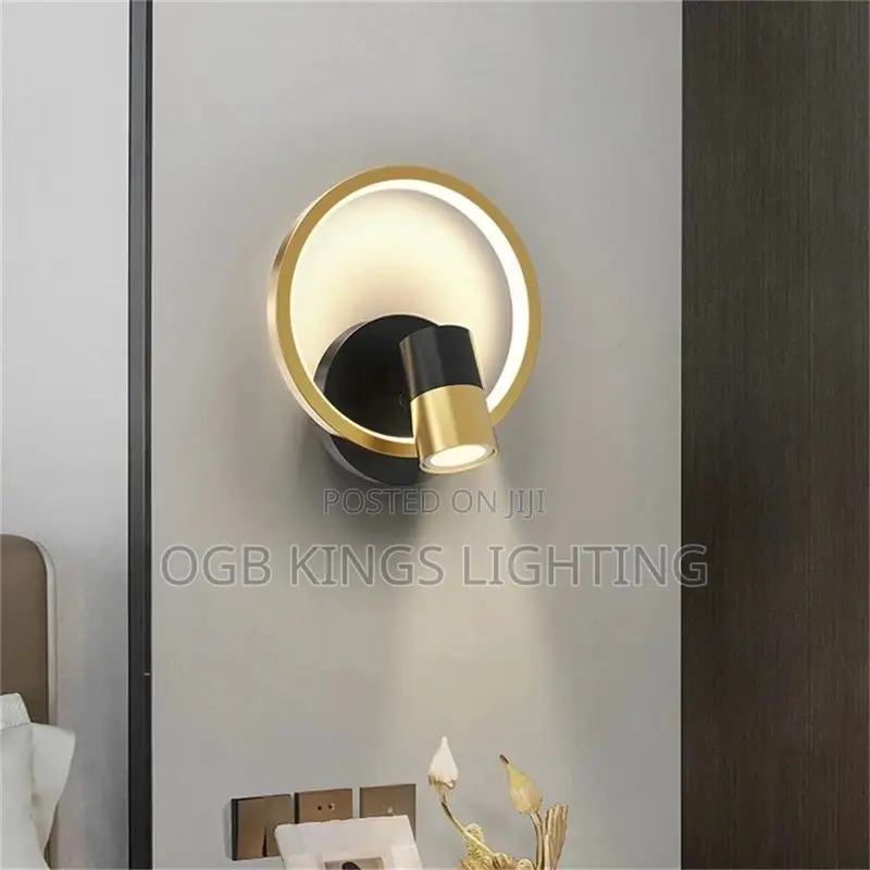 Modern Bedroom Bedside Wall Lamp With Sport Light
