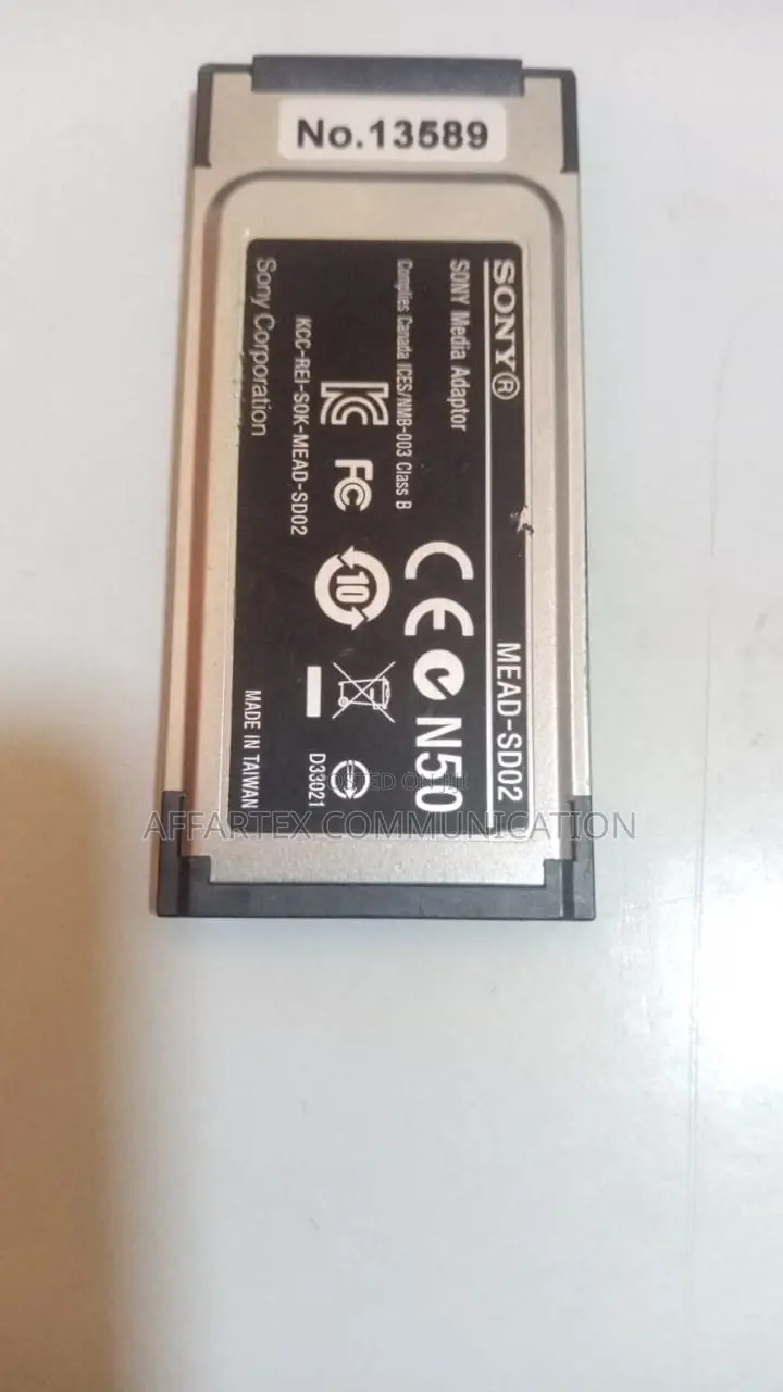 SONY Xdcam SD Card Adepter