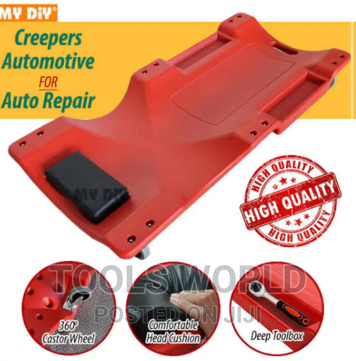 Manual Heavy Duty Service Creeper, for Car Workshops