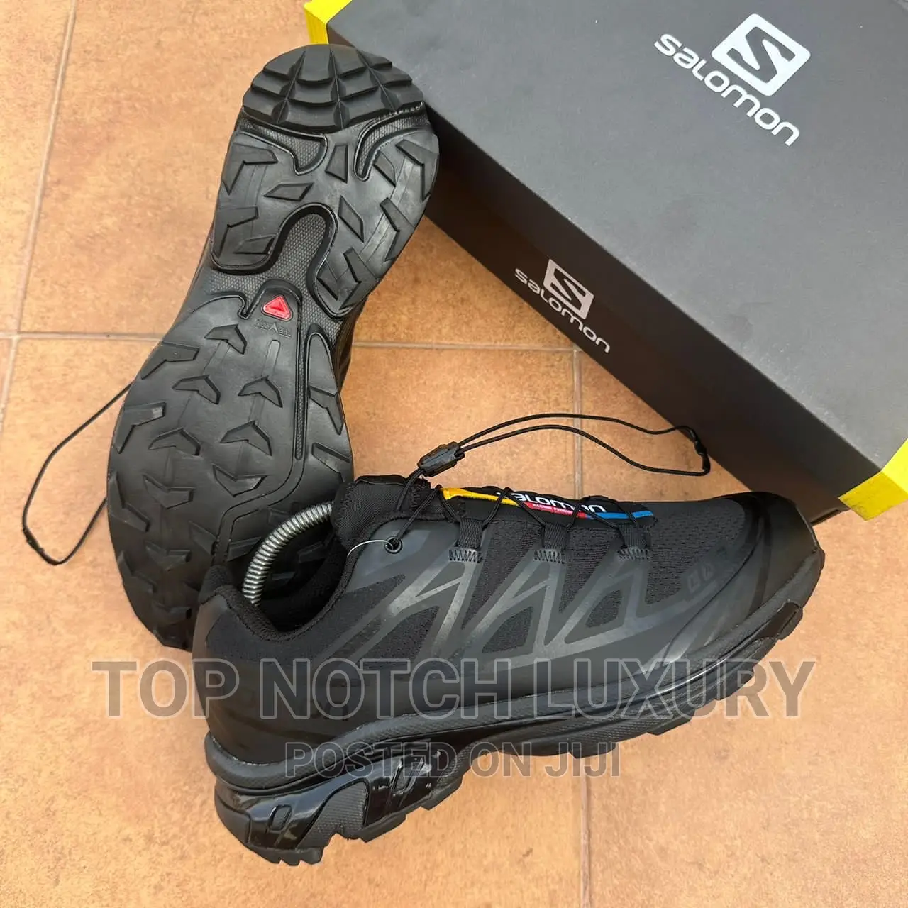 *Original Salomon Moutqneeirs Regen BLACK MEN Women