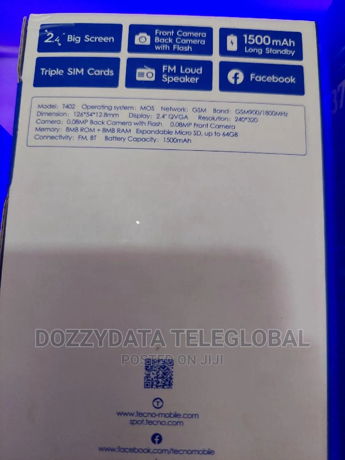 New Tecno T402 Gold