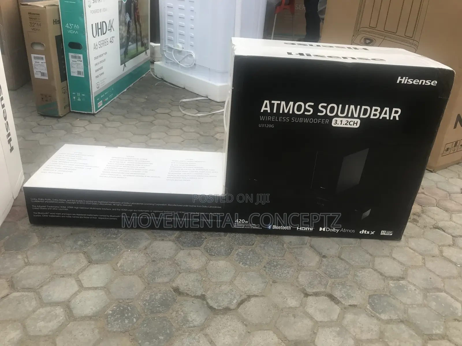 Hisense Atmos Soundbar Wireless Subwoofer 420watts