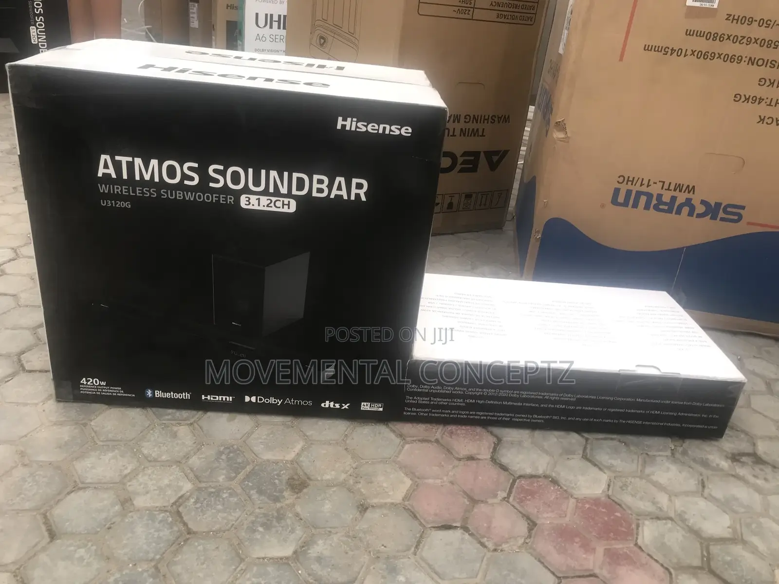 Hisense Atmos Soundbar Wireless Subwoofer 420watts