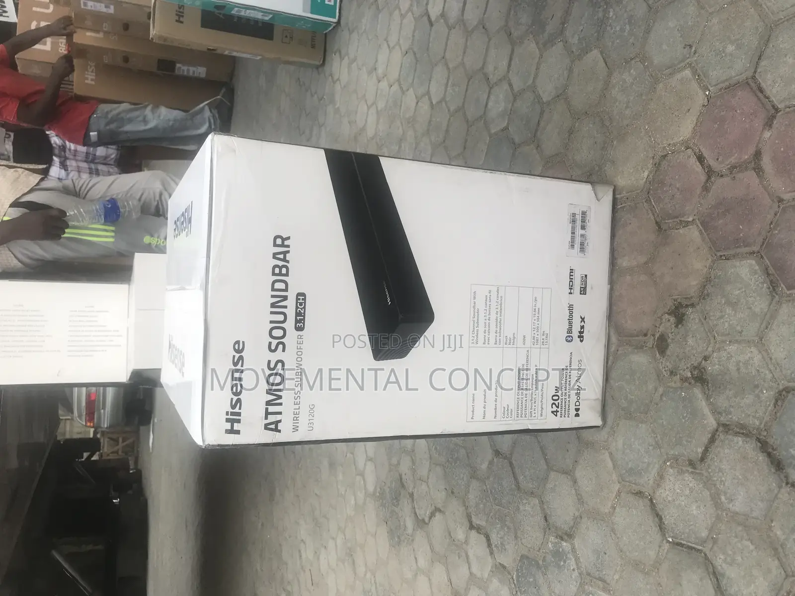 Hisense Atmos Soundbar Wireless Subwoofer 420watts
