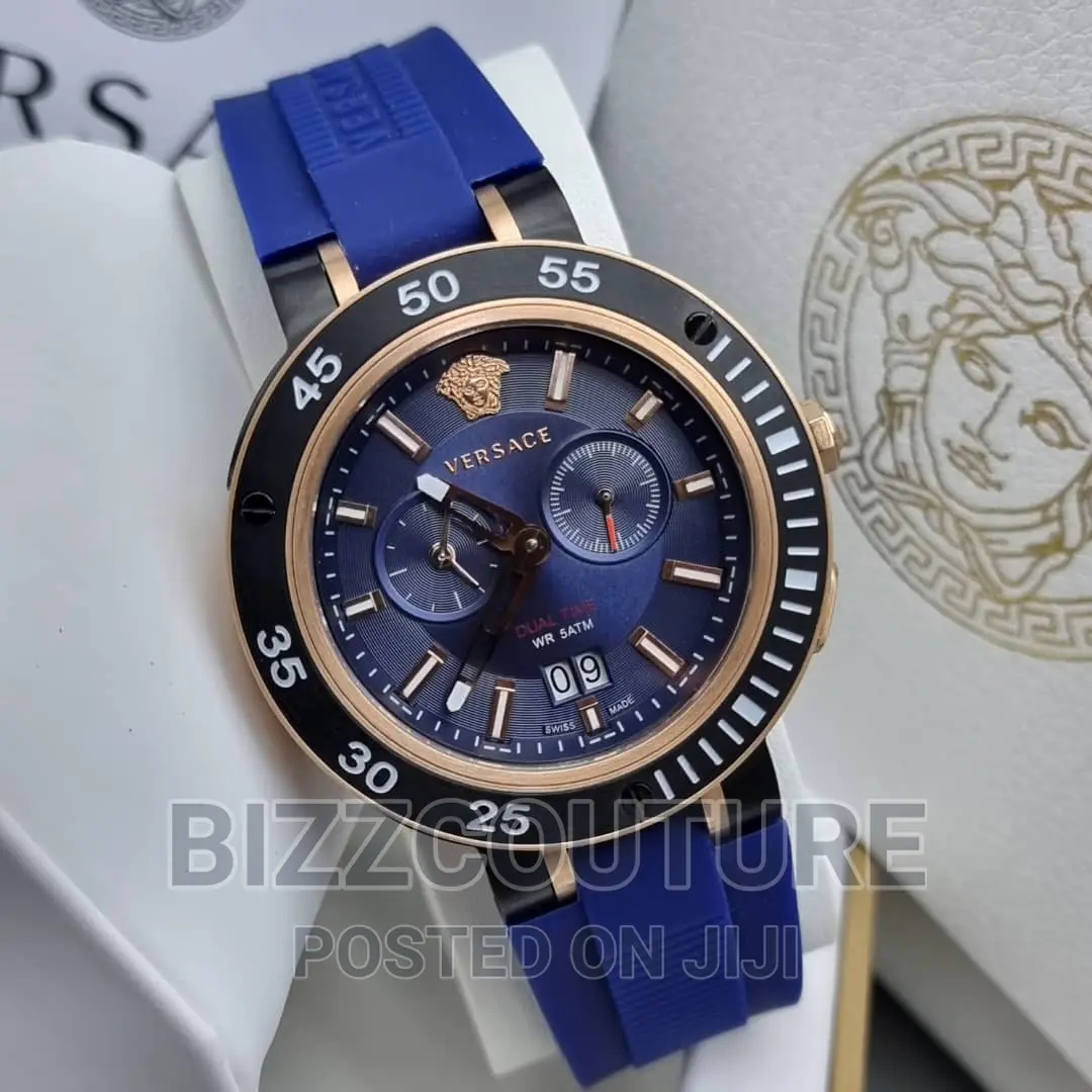 Original VERSACE Rubber Strap Watch Available in Store