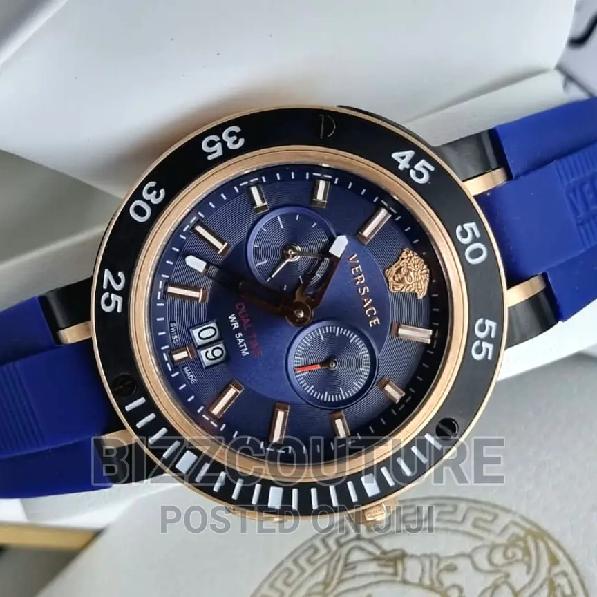 Original VERSACE Rubber Strap Watch Available in Store