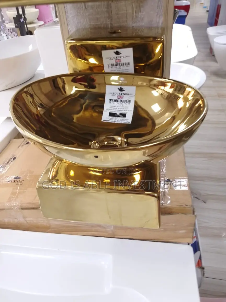 Rockford England Gold Dinning Basin