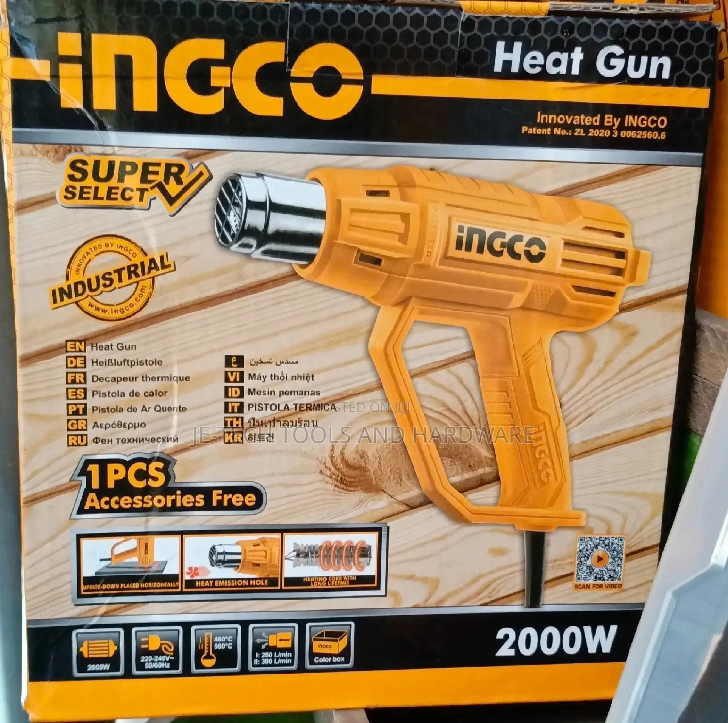 Ingco 2000W Heat Gun Hg2000385