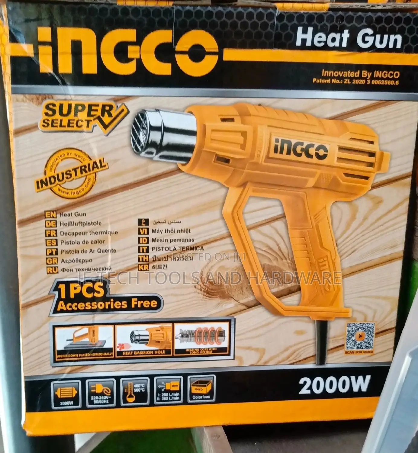 Ingco 2000W Heat Gun Hg2000385