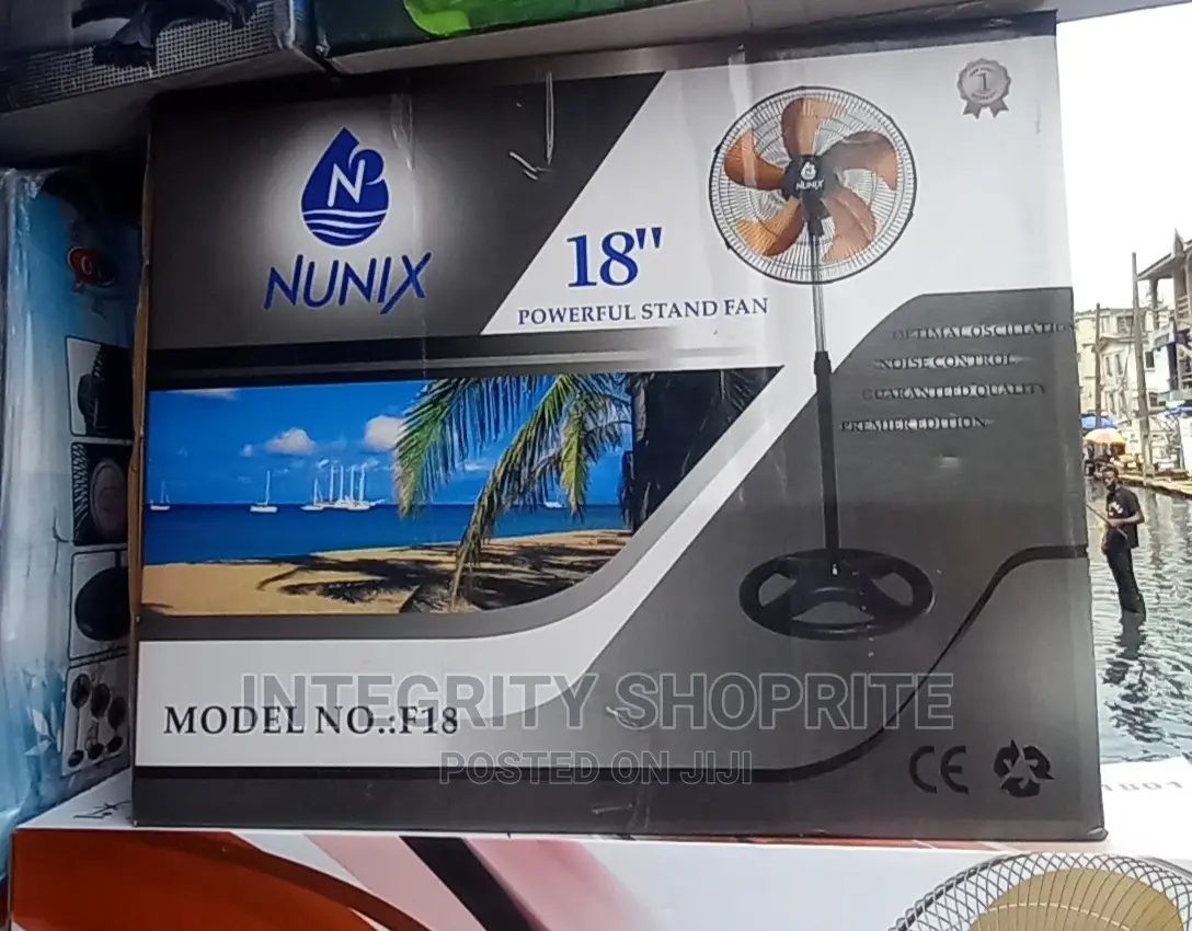 Nunix 18" STANDING FAN - Super Breeze Package