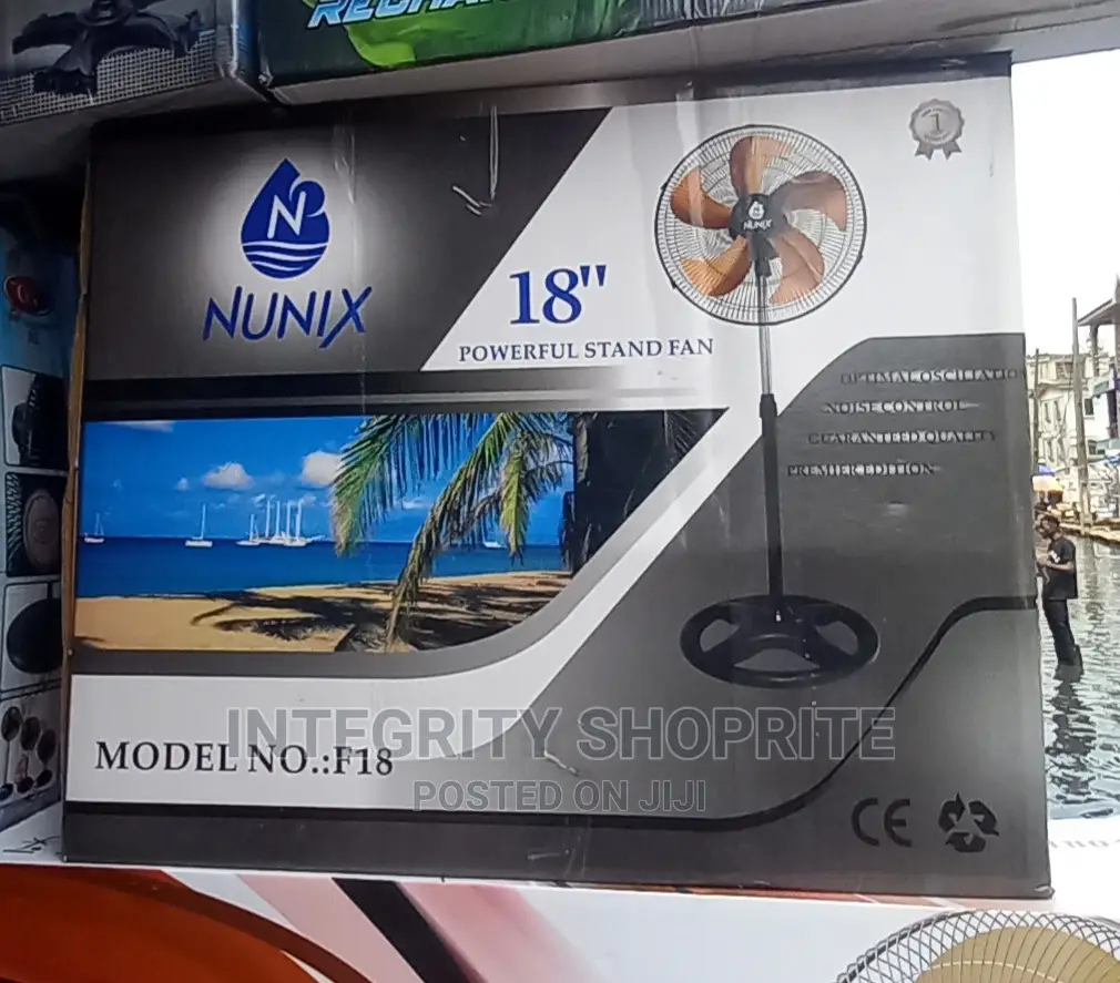 Nunix 18" STANDING FAN - Super Breeze Package