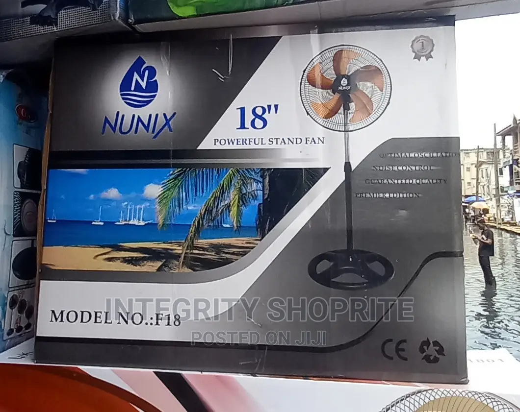 Nunix 18" STANDING FAN - Super Breeze Package