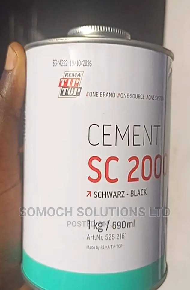 Sc 2000 Cement Gum Rema Tip Top With Hardner Conveyor Joiner