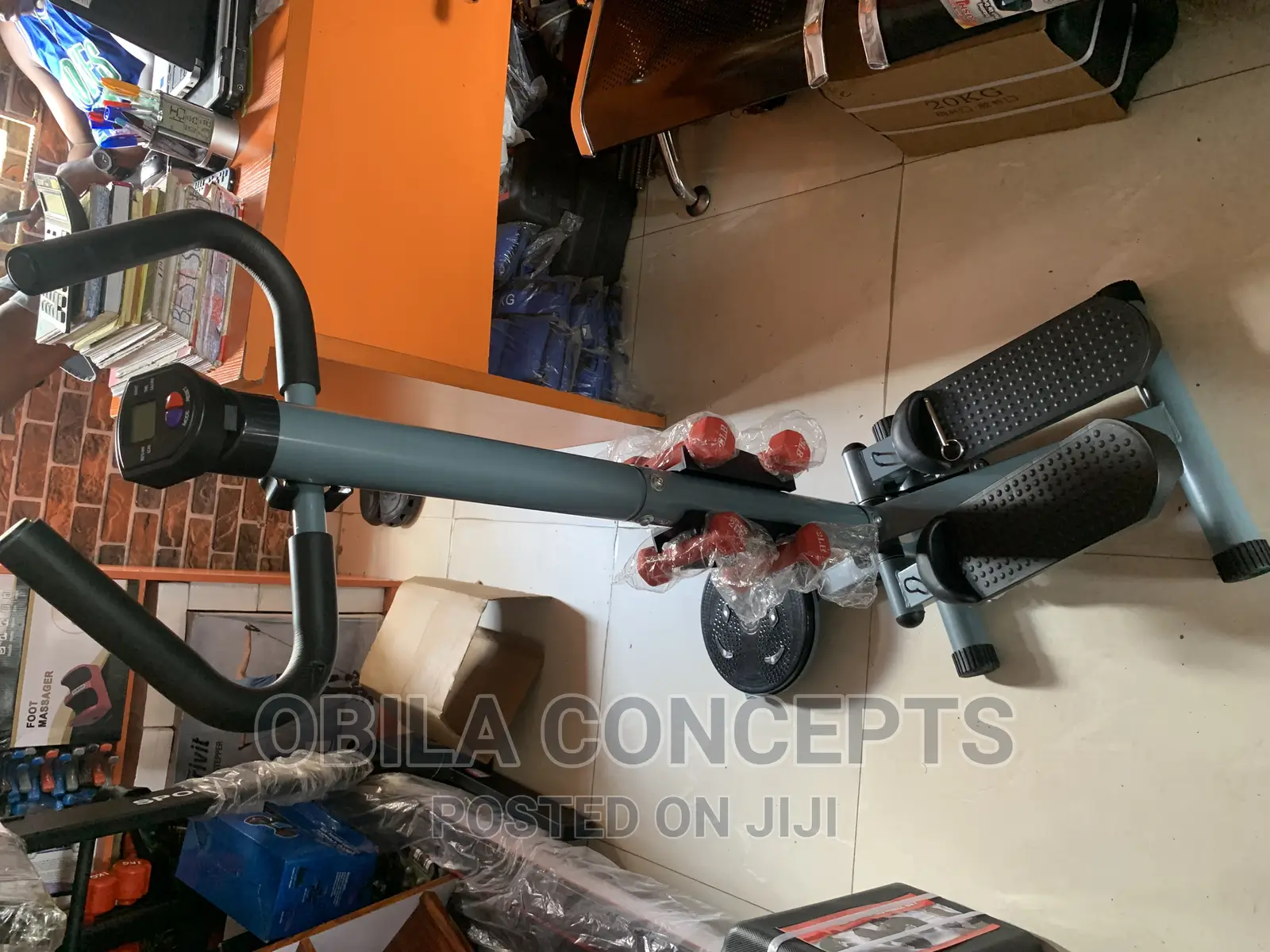Pure Iron Built Standing Stepper