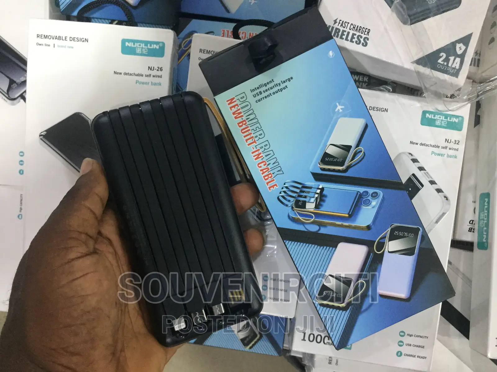 Powerbank With Chords