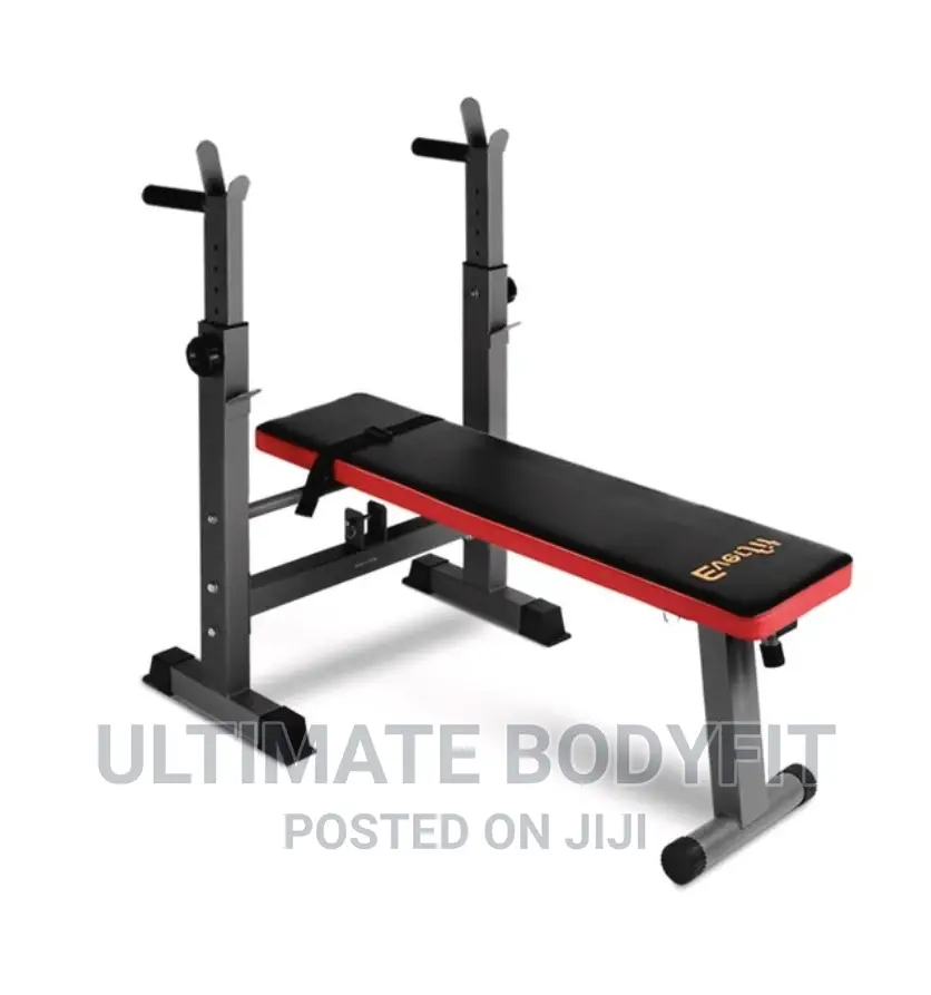 Brand New Weight Bench Press With Pair 50kg Plate Barbell