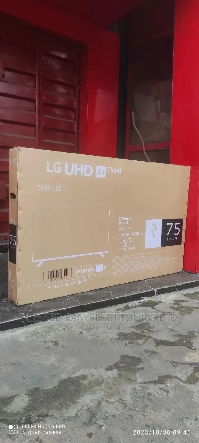 2026>New View Lg 75"Inch Frameless Uhd Smart Tv>Bluetooth