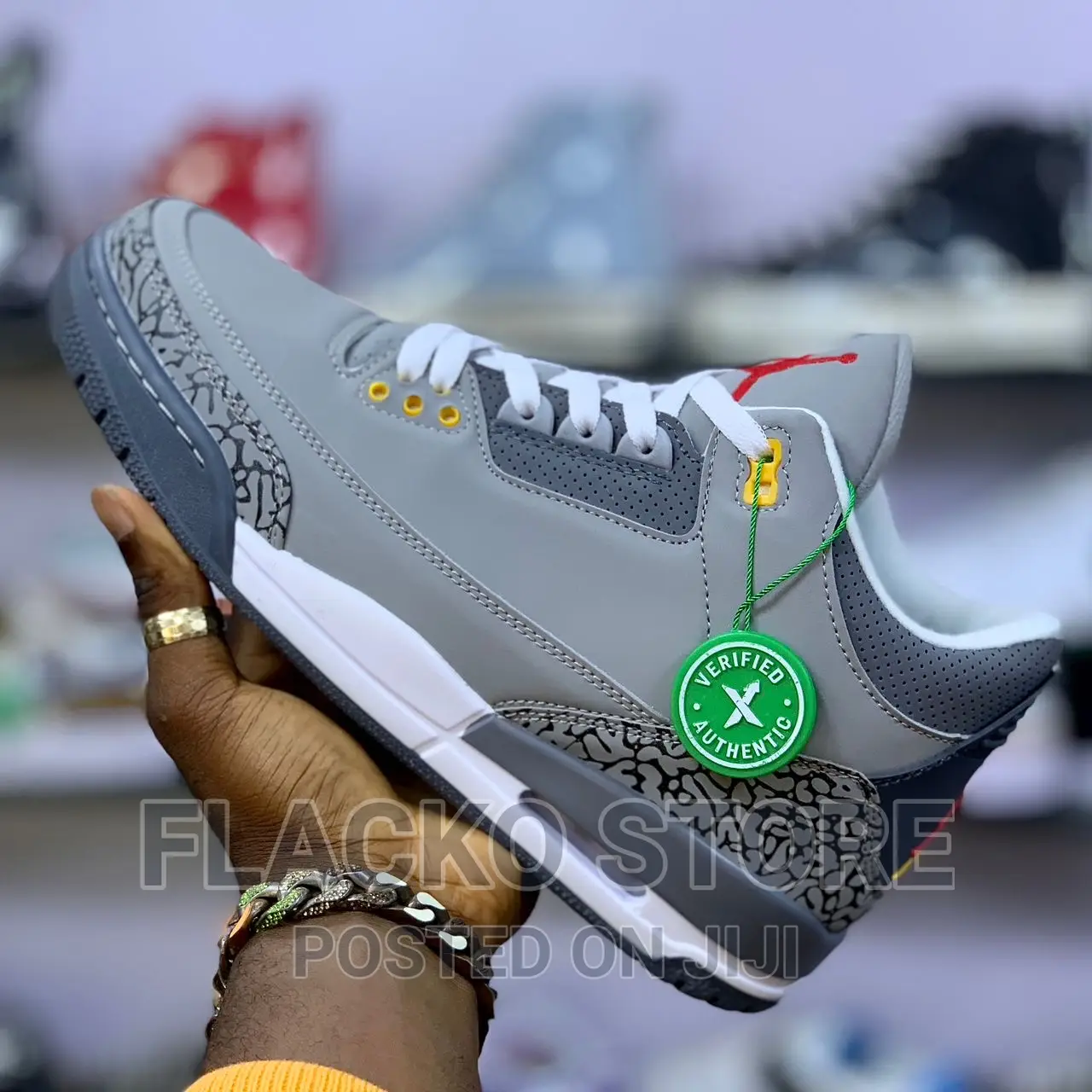 Original Nike Air Jordan 3 Retro Cool Grey Sneakers