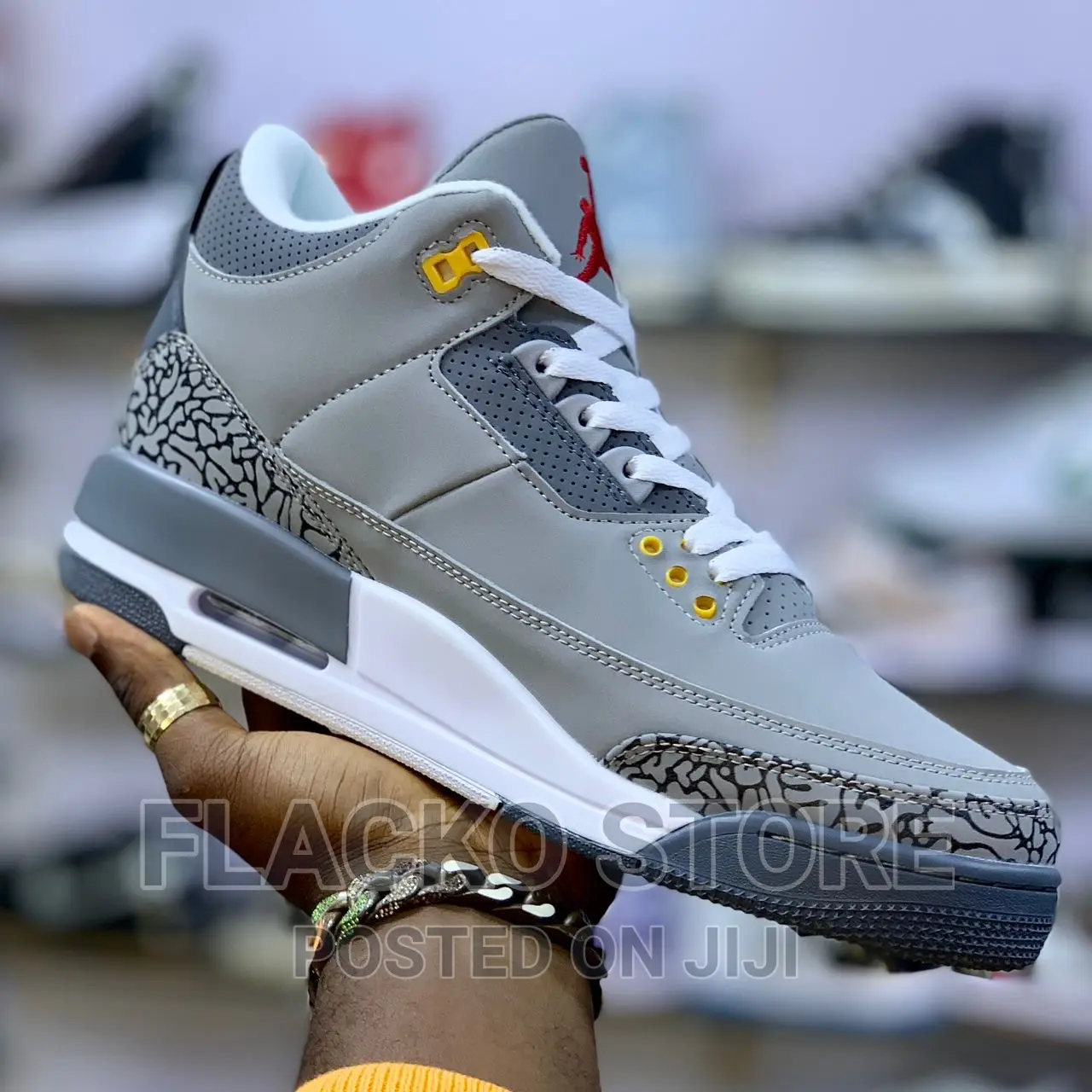 Original Nike Air Jordan 3 Retro Cool Grey Sneakers