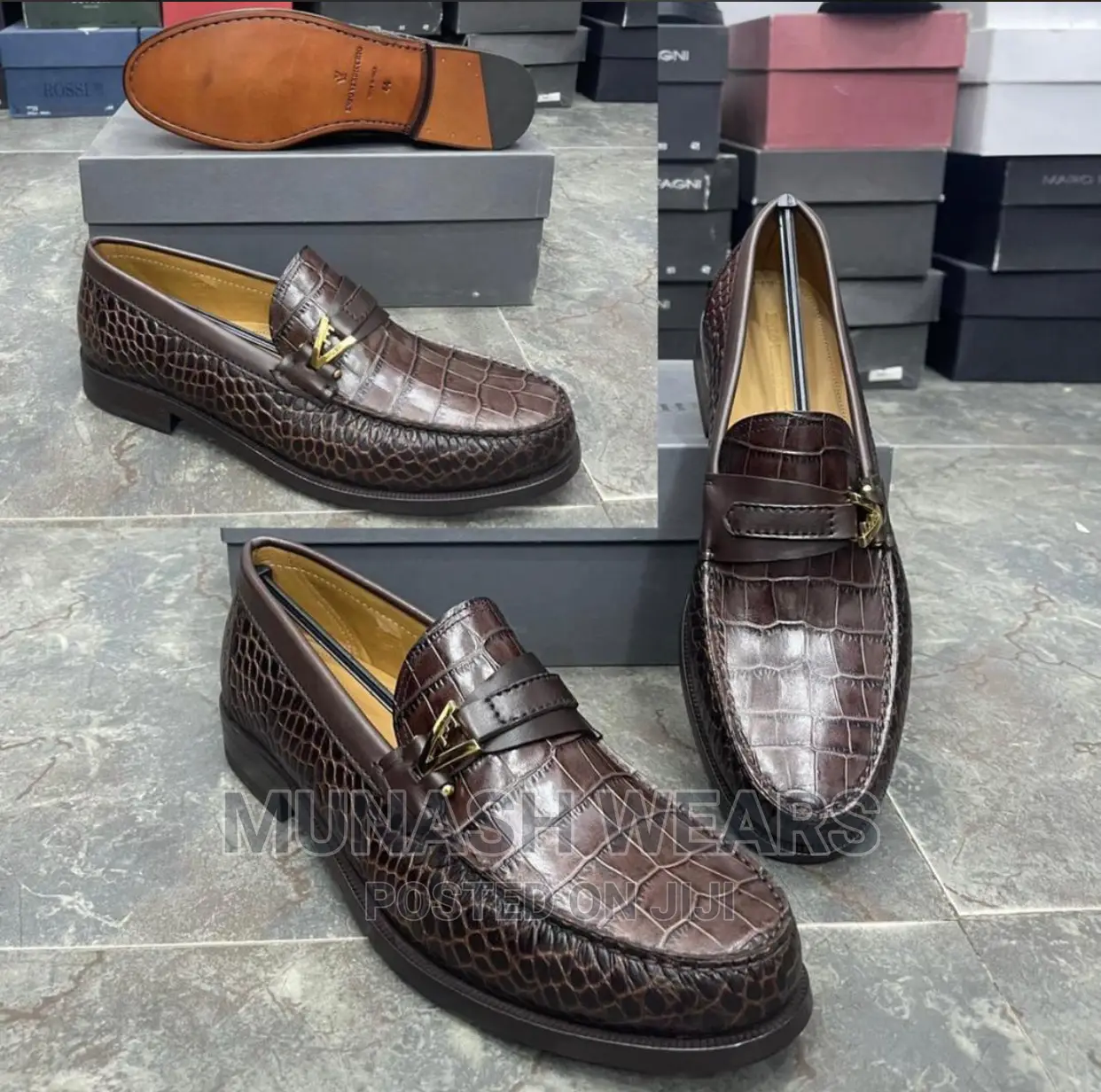 Pure Italian AVL Leather Slipers